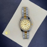 Rolex oyster perpetual truetone with golen dial with date Saloora