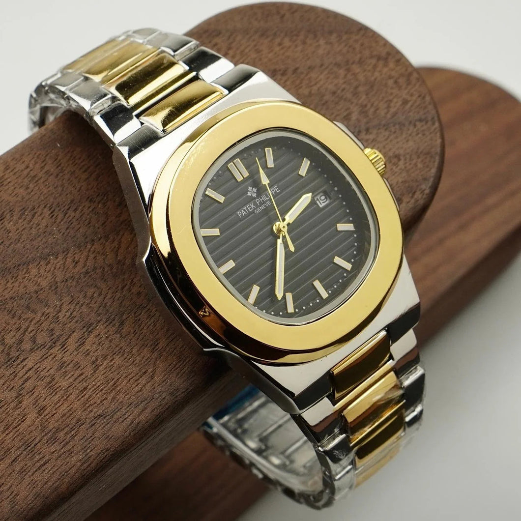 Copper Silver Watch For Men's - Stainless Steel Saloora