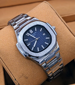 Nautilus Branded Men's Watch - Navy Blue Dial Saloora